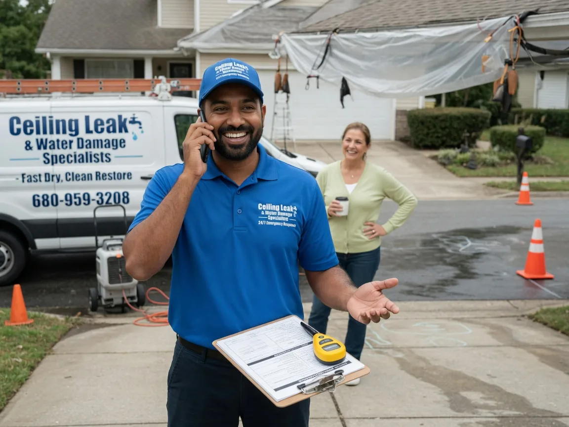 Ceiling Leak Cleanup Rouses Point, NY FAQs